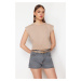 Trendyol Gray Mini Denim Shorts