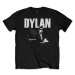 Bob Dylan tričko At Piano Čierna