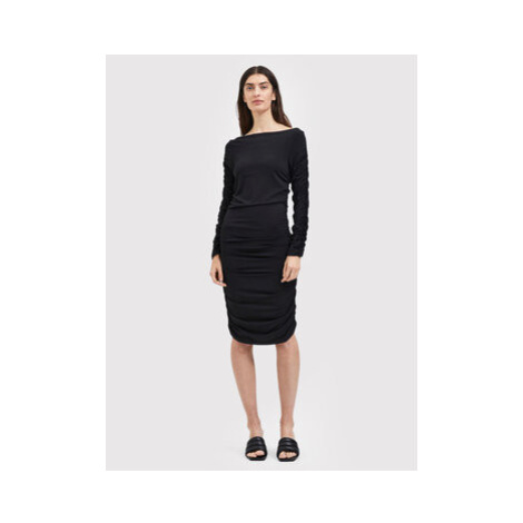Selected Femme Každodenné šaty Mace 16086308 Čierna Slim Fit