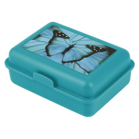 BAAGL BUTTERFLY Box na desiatu, tyrkysová, veľkosť