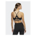 Adidas Športová podprsenka adidas Aeroreact Training Light-Support 3-Stripes Bra HC7862 Čierna