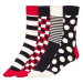 Happy Socks Dámske/Pánske ponožky v darčekovom balení, 4 páry (pruhy)