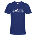 Pánské tričko s potlačou Brabantského grifona tep - skvelý darček pre milovníkov psov