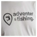 ADVENTER & FISHING COTTON SHIRT Pánske tričko, sivá, veľkosť