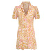 River Island Petite Košeľové šaty  šafránová / citrónová žltá / svetložltá / svetloružová / biel