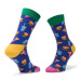 Happy Socks Ponožky Vysoké Unisex HAM01-6000 Tmavomodrá