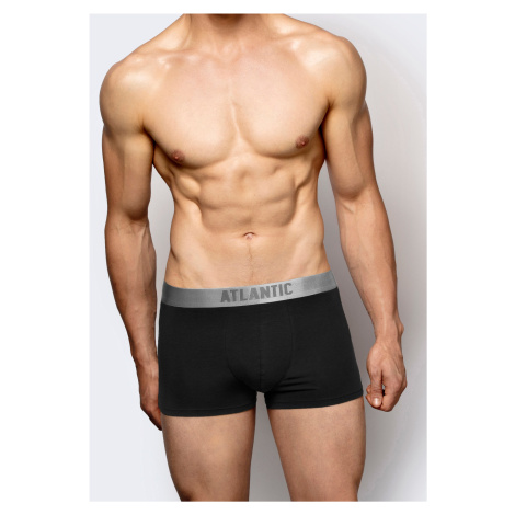 Man Cotton Boxers Pima ATLANTIC - black