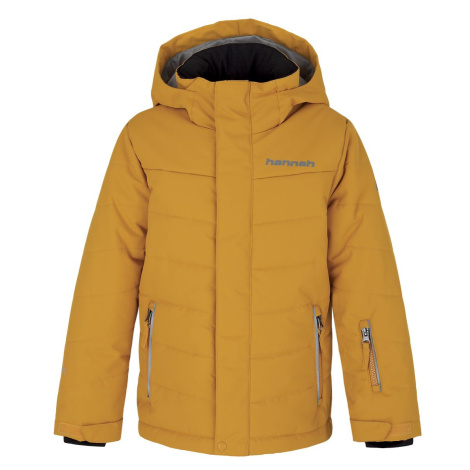 Boys' winter jacket Hannah KINAM JR II golden yellow