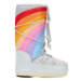 Dámske vysoké zimné topánky MOON BOOT Icon Rainbow glacier blue red