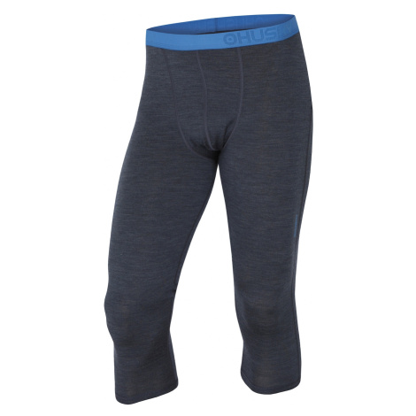 Merino thermal underwear Men's 3/4 pants anthracite Husky