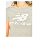 New Balance Tričko Essentials Stacked Logo Tee WT91546 Sivá Athletic Fit