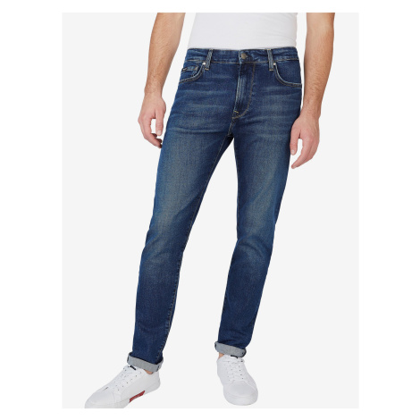 Slim fit pre mužov Pepe Jeans - tmavomodrá