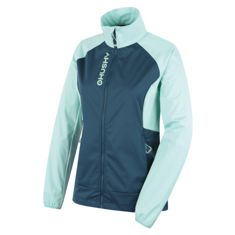 Husky Dámska softshell bunda Suli L mint/turquoise