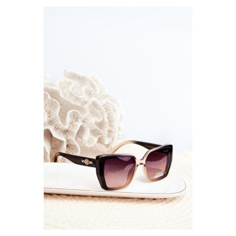 Women's UV400 Sunglasses - Brown