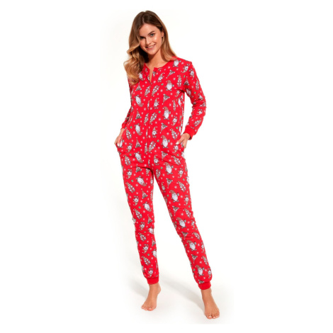 Dámske pyžamo 786/307 Gnomes2 - CORNETTE Červená
