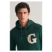 MIKINA GANT G GRAPHIC HOODIE TARTAN GREEN