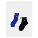 Sada troch párov detských ponožiek v modrej a čiernej farbe FILA