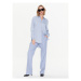 Calvin Klein Bavlnené nohavice Essential Slim Straight K20K205188 Modrá Regular Fit