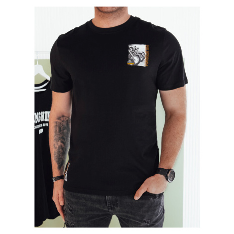 Pánske tričko s potlačou Farba čierna DSTREET RX5482