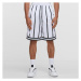 Kraťase Karl Kani - Small Signature Striped Mesh Shorts white/black