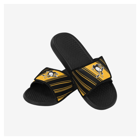 Pittsburgh Penguins pánske šľapky Legacy Velcro Sport Slide Slipper