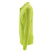 SOĽS Perfect Lsl Pánske polo tričko dlhý rukáv SL02087 Apple green