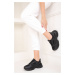 Soho Women's Black-Black Sneakers 18802