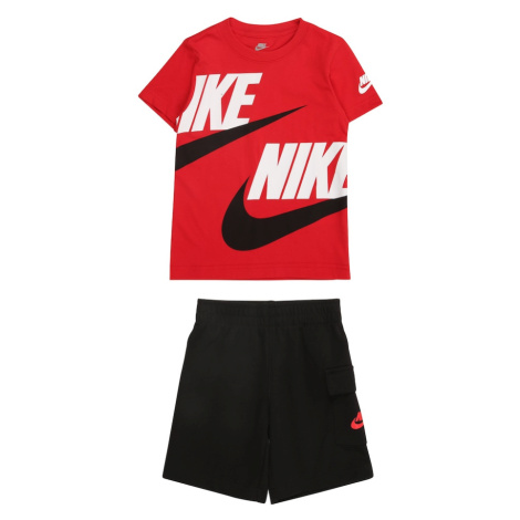 Nike Sportswear Joggingová súprava  červená / čierna / biela