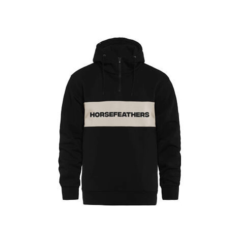 HORSEFEATHERS Mikina Fulton - black BLACK