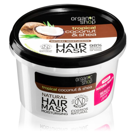 Organic Shop Natural Coconut & Shea intenzívna vlasová maska s hydratačným účinkom