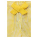 Detské bavlnené šortky United Colors of Benetton žltá farba, vzorované, nastaviteľný pás
