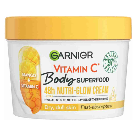 Garnier Body Food Glow Cream mango + vitamín C, 380 ml