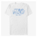 Queens Star Wars - Logo Faces Unisex T-Shirt White