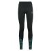 Odlo The Zeroweight Print Reflective Tights Black Bežecké nohavice/legíny