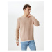 Koton Basic Knitwear Sweater Fabric Detailed Crew Neck