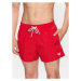 Emporio Armani Underwear Plavecké šortky 211756 3R422 00173 Červená Regular Fit