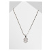 Small Dollar Necklace - Silver Color