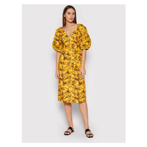Remain Každodenné šaty Lassy RM852 Žltá Regular Fit