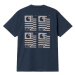 Carhartt WIP S/S Stamp State T-Shirt Blue Grey