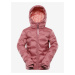 Ružová detská zimná bunda NAX RAFFO