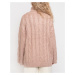 Native Youth The Kate Cable Knit Dusty Pink
