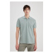 DEFACTO New Regular Fit Short Sleeve Polo Basic T-Shirt