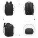 Čierny objemný cestovný batoh do lietadla &quot;Explorer&quot; - veľ. XL