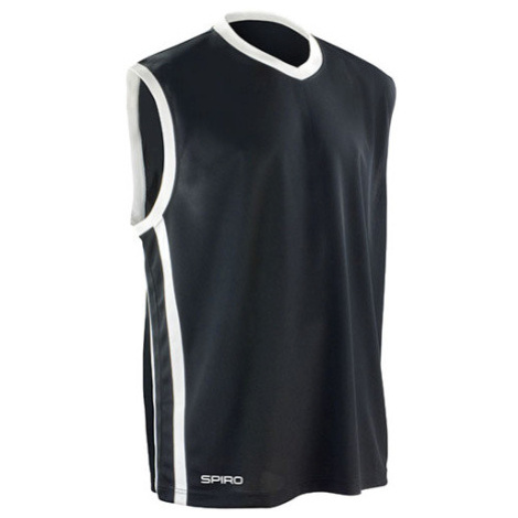 Spiro Pánske basketbalové tričko RT278 Black
