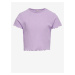 Svetlofialové dievčenské tričko ONLY Nella