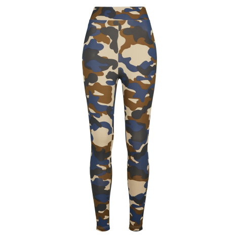 Women's Summer Olive Camo High-Waisted Camo Leggings Urban Classics