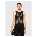 Diesel Body - T-BRAID TANK TOP čierne