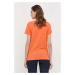 Bavlnené tričko Guess CRYSTAL oranžová farba, W3GI76 K8G01