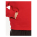 Tommy Jeans Mikina Logo Drawcord DW0DW17794 Červená Boxy Fit