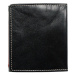 SEGALI Kožená peňaženka SG-2150719 čierno červená (malá)